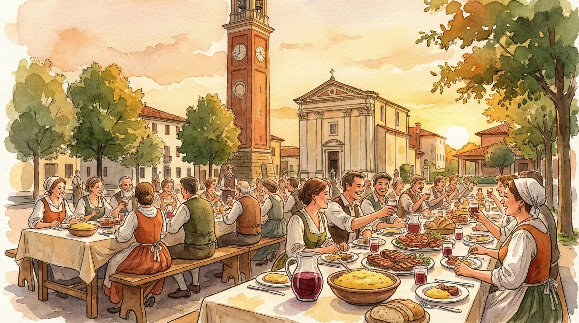 Gastronomia alla Sagra San Marco
